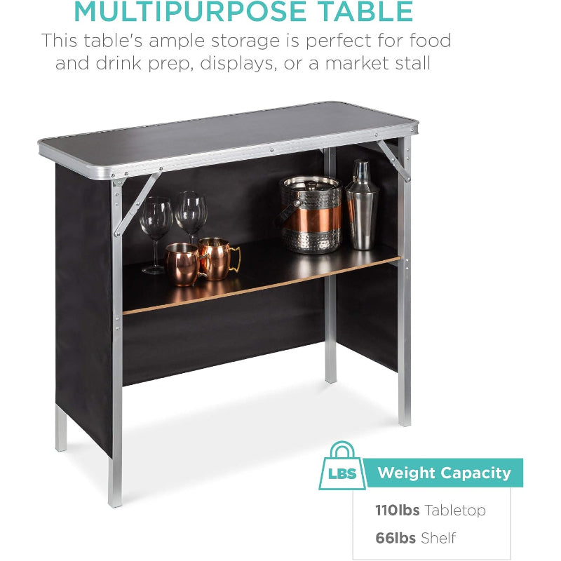 Pop‑Up Portable Party Bar Table