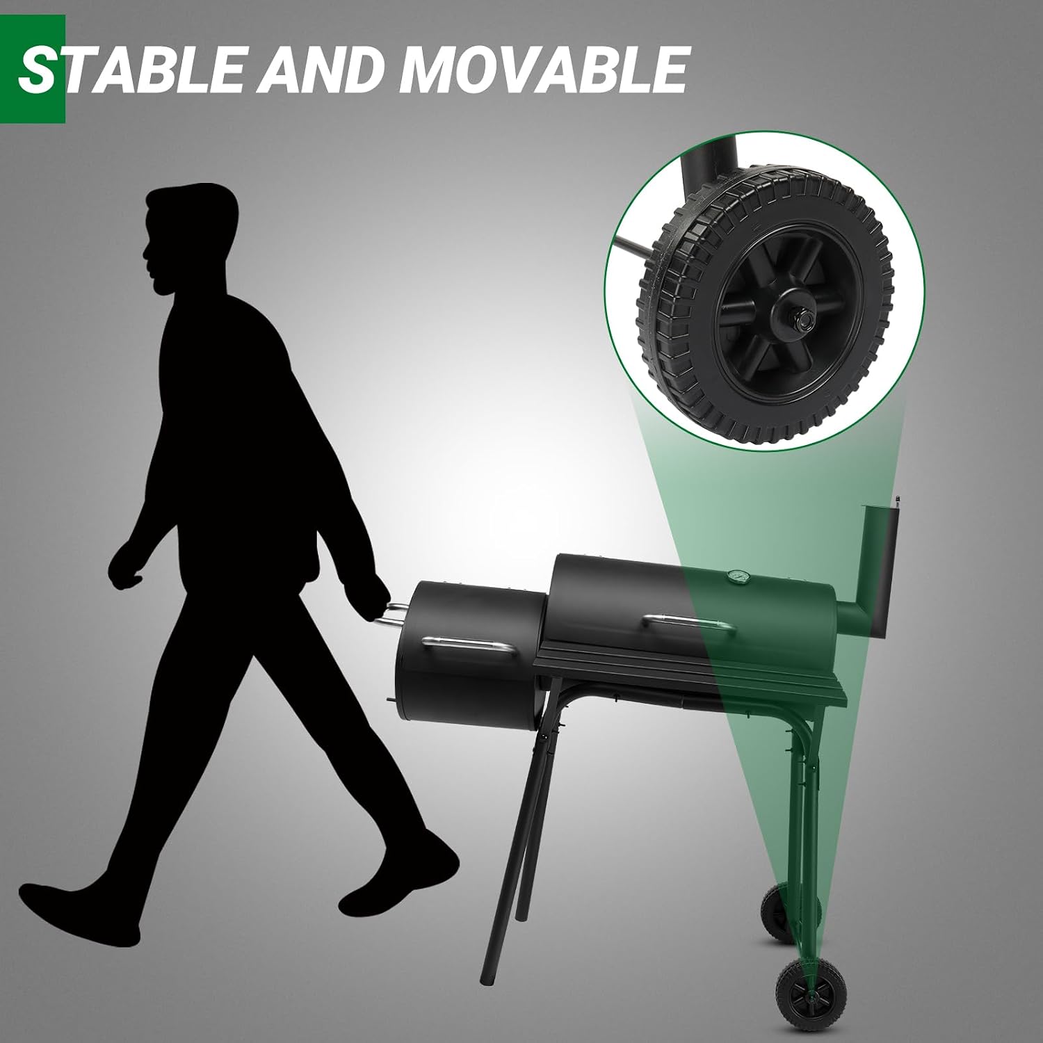 Portable Outdoor Charcoal BBQ Grill