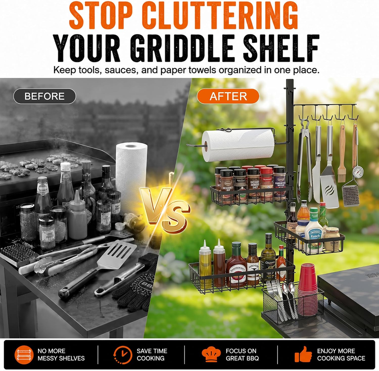 Griddle Caddy Organizer for Blackstone
