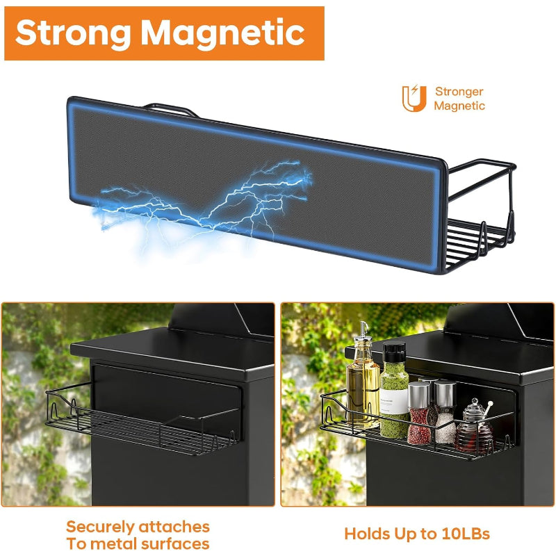 Magnetic BBQ Grill Caddy Organizer